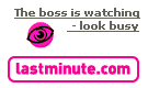 LAST MINUTE - Boss Looking